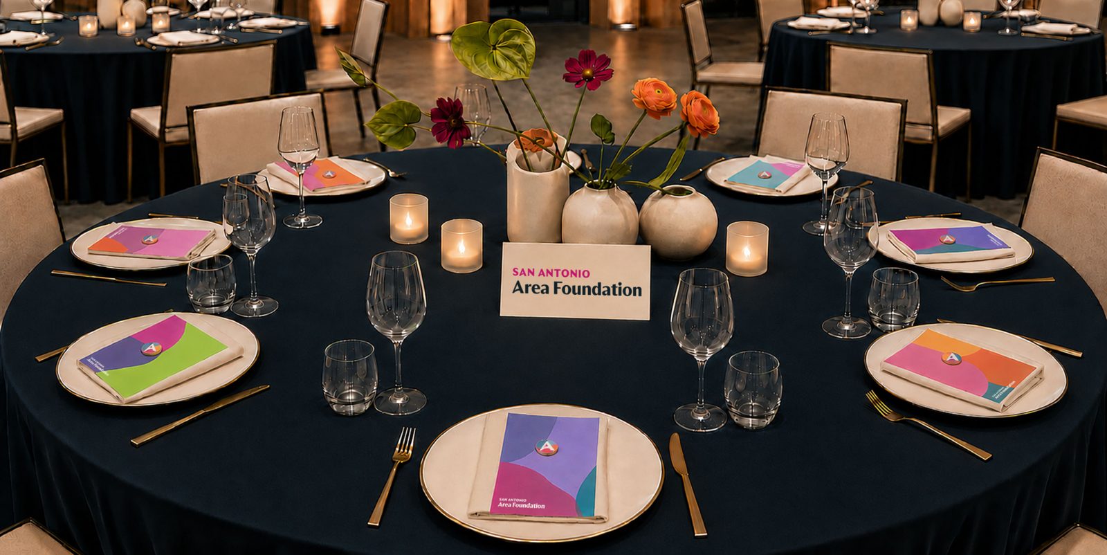 Gala table setting